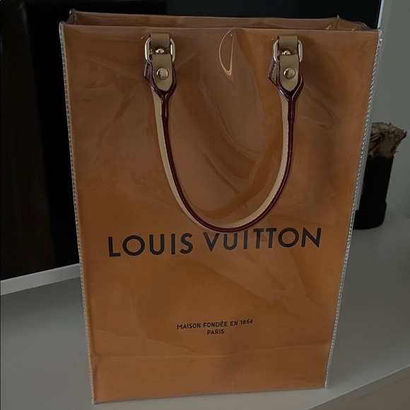 Up-cycled Louis Vuitton Tan Tote Bag - Picture 8 of 8